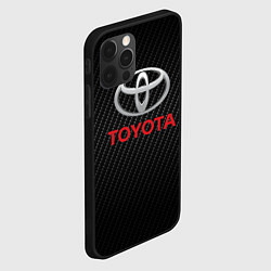 Чехол для iPhone 12 Pro Max TOYOTA, цвет: 3D-черный — фото 2