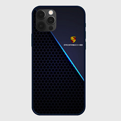 Чехол для iPhone 12 Pro Max PORSCHE, цвет: 3D-черный