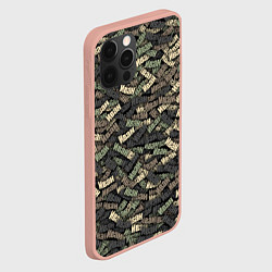 Чехол для iPhone 12 Pro Max Именной камуфляж Иван, цвет: 3D-светло-розовый — фото 2