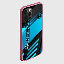 Чехол для iPhone 12 Pro Max Mercedes-Benz, цвет: 3D-малиновый — фото 2