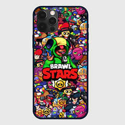 Чехол для iPhone 12 Pro Max BRAWL STARS:LEON, цвет: 3D-черный