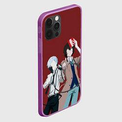 Чехол для iPhone 12 Pro Max Atsushi Nakajima & Osamu Dazai, цвет: 3D-сиреневый — фото 2