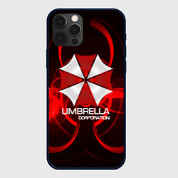 Чехол для iPhone 12 Pro Max Umbrella Corp, цвет: 3D-черный