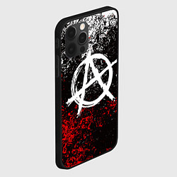 Чехол для iPhone 12 Pro Max АНАРХИЯ, цвет: 3D-черный — фото 2