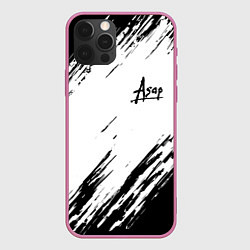 Чехол для iPhone 12 Pro Max ASAP ROCKY, цвет: 3D-малиновый