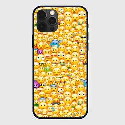 Чехол iPhone 12 Pro Max Смайлики Emoji