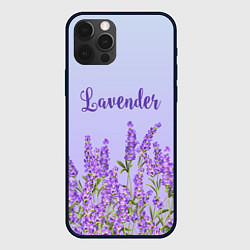 Чехол для iPhone 12 Pro Max Lavander, цвет: 3D-черный