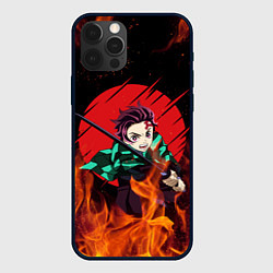 Чехол для iPhone 12 Pro Max KIMETSU NO YAIBA, цвет: 3D-черный