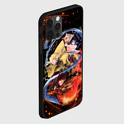 Чехол для iPhone 12 Pro Max KIMETSU NO YAIBA, цвет: 3D-черный — фото 2