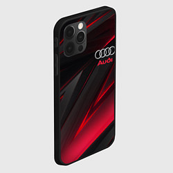 Чехол для iPhone 12 Pro Max AUDI, цвет: 3D-черный — фото 2