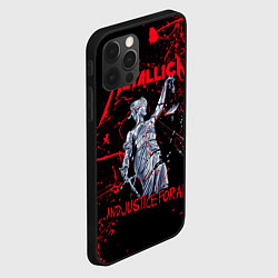 Чехол для iPhone 12 Pro Max Metallica, цвет: 3D-черный — фото 2