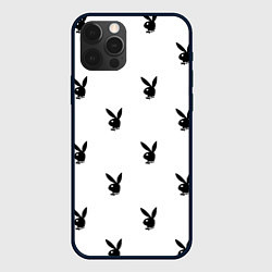 Чехол для iPhone 12 Pro Max PLAYBOY, цвет: 3D-черный