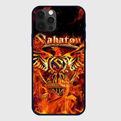 Чехол для iPhone 12 Pro Max SABATON, цвет: 3D-черный