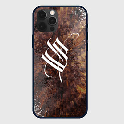 Чехол для iPhone 12 Pro Max Stigmata logo, цвет: 3D-черный