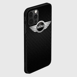 Чехол для iPhone 12 Pro Max MINI COOPER CARBON, цвет: 3D-черный — фото 2