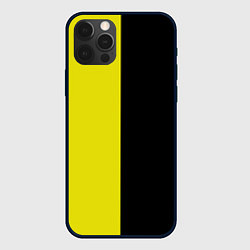 Чехол iPhone 12 Pro Max BLACK YELLOW