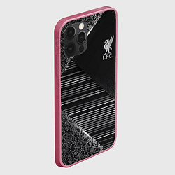 Чехол для iPhone 12 Pro Max Liverpool F C, цвет: 3D-малиновый — фото 2