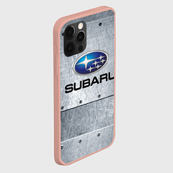 Чехол для iPhone 12 Pro Max SUBARU, цвет: 3D-светло-розовый — фото 2