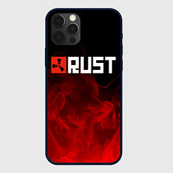 Чехол для iPhone 12 Pro Max RUST, цвет: 3D-черный