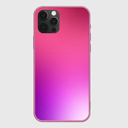 Чехол для iPhone 12 Pro Max Нежный цвет, цвет: 3D-малиновый