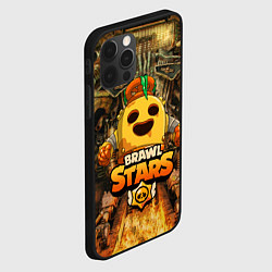 Чехол для iPhone 12 Pro Max Brawl Stars Robot Spike, цвет: 3D-черный — фото 2