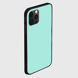Чехол для iPhone 12 Pro Max Мятная Маска, цвет: 3D-черный — фото 2