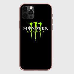 Чехол для iPhone 12 Pro Max MONSTER ENERGY, цвет: 3D-светло-розовый