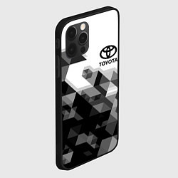 Чехол для iPhone 12 Pro Max TOYOTA, цвет: 3D-черный — фото 2