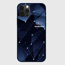 Чехол для iPhone 12 Pro Max SUBARU, цвет: 3D-черный