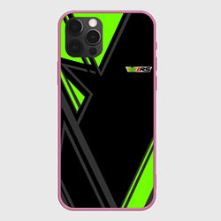 Чехол для iPhone 12 Pro Max Skoda RS Z, цвет: 3D-малиновый