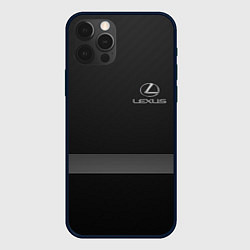 Чехол для iPhone 12 Pro Max LEXUS, цвет: 3D-черный