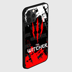 Чехол для iPhone 12 Pro Max The Witcher, цвет: 3D-черный — фото 2