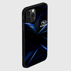 Чехол для iPhone 12 Pro Max SUBARU, цвет: 3D-черный — фото 2