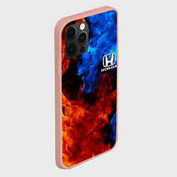 Чехол для iPhone 12 Pro Max HONDA, цвет: 3D-светло-розовый — фото 2