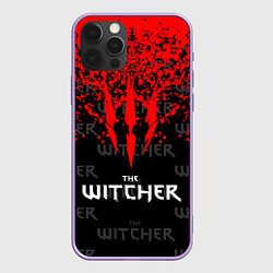 Чехол для iPhone 12 Pro Max The Witcher, цвет: 3D-сиреневый