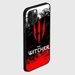 Чехол для iPhone 12 Pro Max The Witcher, цвет: 3D-черный — фото 2