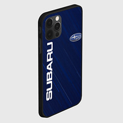 Чехол для iPhone 12 Pro Max SUBARU, цвет: 3D-черный — фото 2