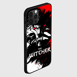 Чехол для iPhone 12 Pro Max The Witcher, цвет: 3D-черный — фото 2