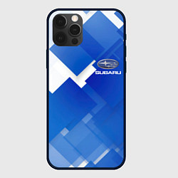 Чехол для iPhone 12 Pro Max SUBARU, цвет: 3D-черный