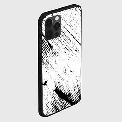 Чехол для iPhone 12 Pro Max ШТРИХИ, цвет: 3D-черный — фото 2