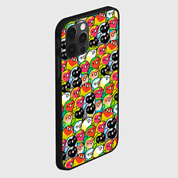 Чехол для iPhone 12 Pro Max Папуги, цвет: 3D-черный — фото 2