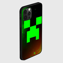 Чехол для iPhone 12 Pro Max MINECRAFT МАЙНКРАФТ, цвет: 3D-черный — фото 2