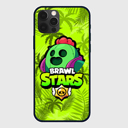 Чехол для iPhone 12 Pro Max BRAWL STARS SPIKE СПАЙК, цвет: 3D-черный