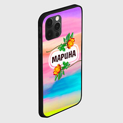 Чехол для iPhone 12 Pro Max Марина, цвет: 3D-черный — фото 2