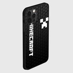 Чехол для iPhone 12 Pro Max MINECRAFT МАЙНКРАФТ, цвет: 3D-черный — фото 2