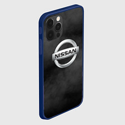 Чехол для iPhone 12 Pro Max NISSAN, цвет: 3D-тёмно-синий — фото 2