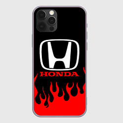 Чехол для iPhone 12 Pro Max HONDA, цвет: 3D-серый