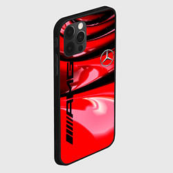 Чехол для iPhone 12 Pro Max MERCEDES, цвет: 3D-черный — фото 2