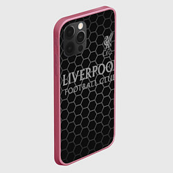 Чехол для iPhone 12 Pro Max LIVERPOOL, цвет: 3D-малиновый — фото 2