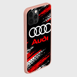 Чехол для iPhone 12 Pro Max AUDI, цвет: 3D-светло-розовый — фото 2